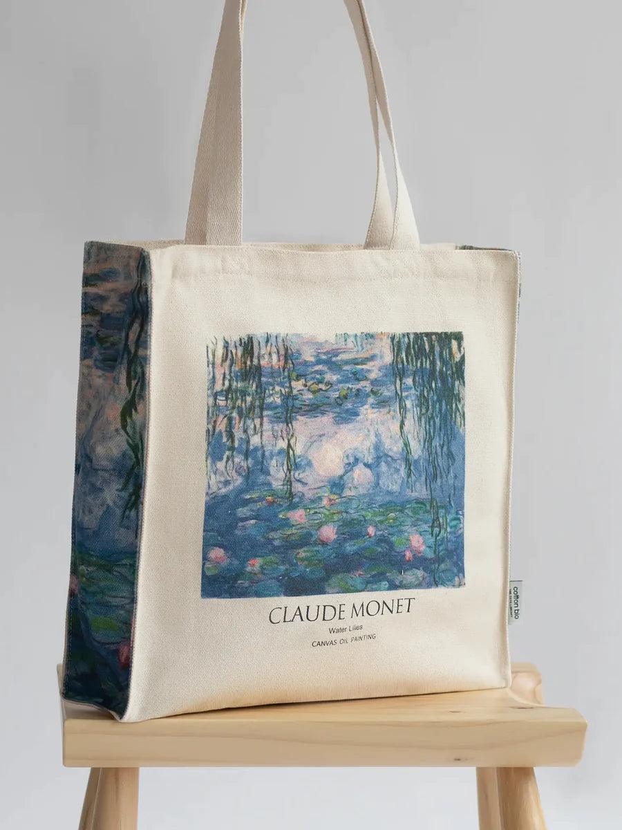 Claude Monet Water Lilies - Tote Bag - Artsy Tote Bag | My Turtle